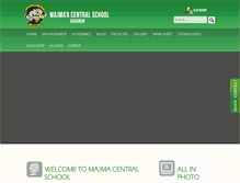 Tablet Screenshot of majmacentralschool.com